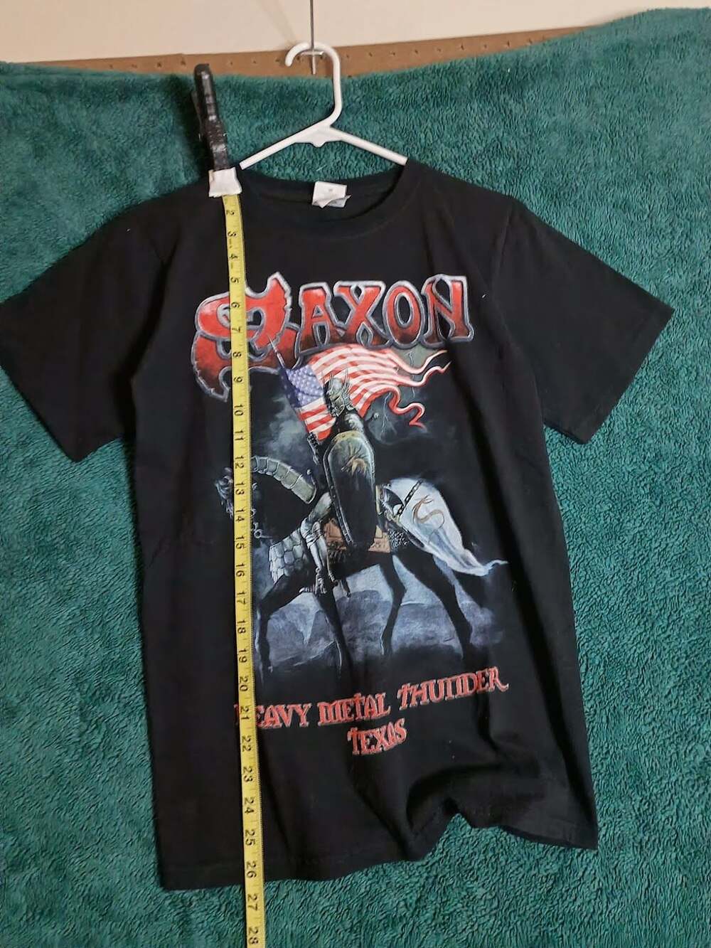 Vintage Saxon Heavy Metal Thunder Call To Arms Tour 2011 T-Shirt Size S